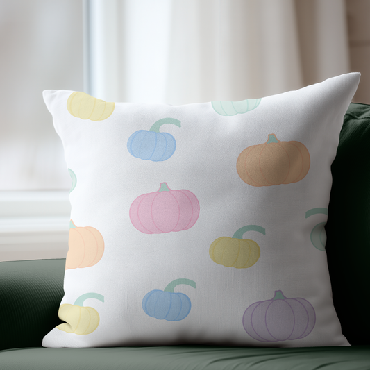Pastel Pumpkin Pillow Cover