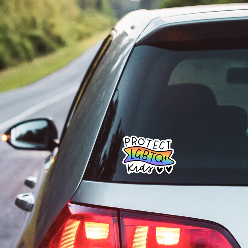 5" Protect LGBTQ+ Kids Car Decal