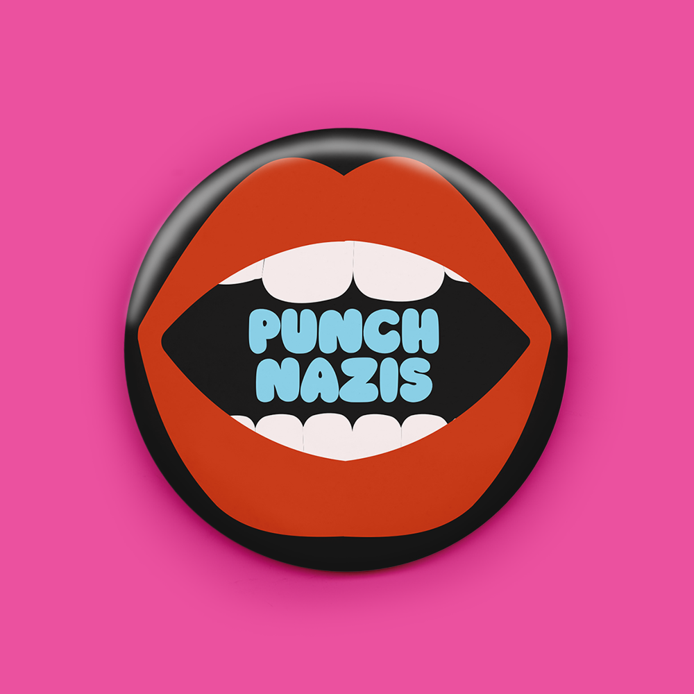 Punch Nazis Magnet