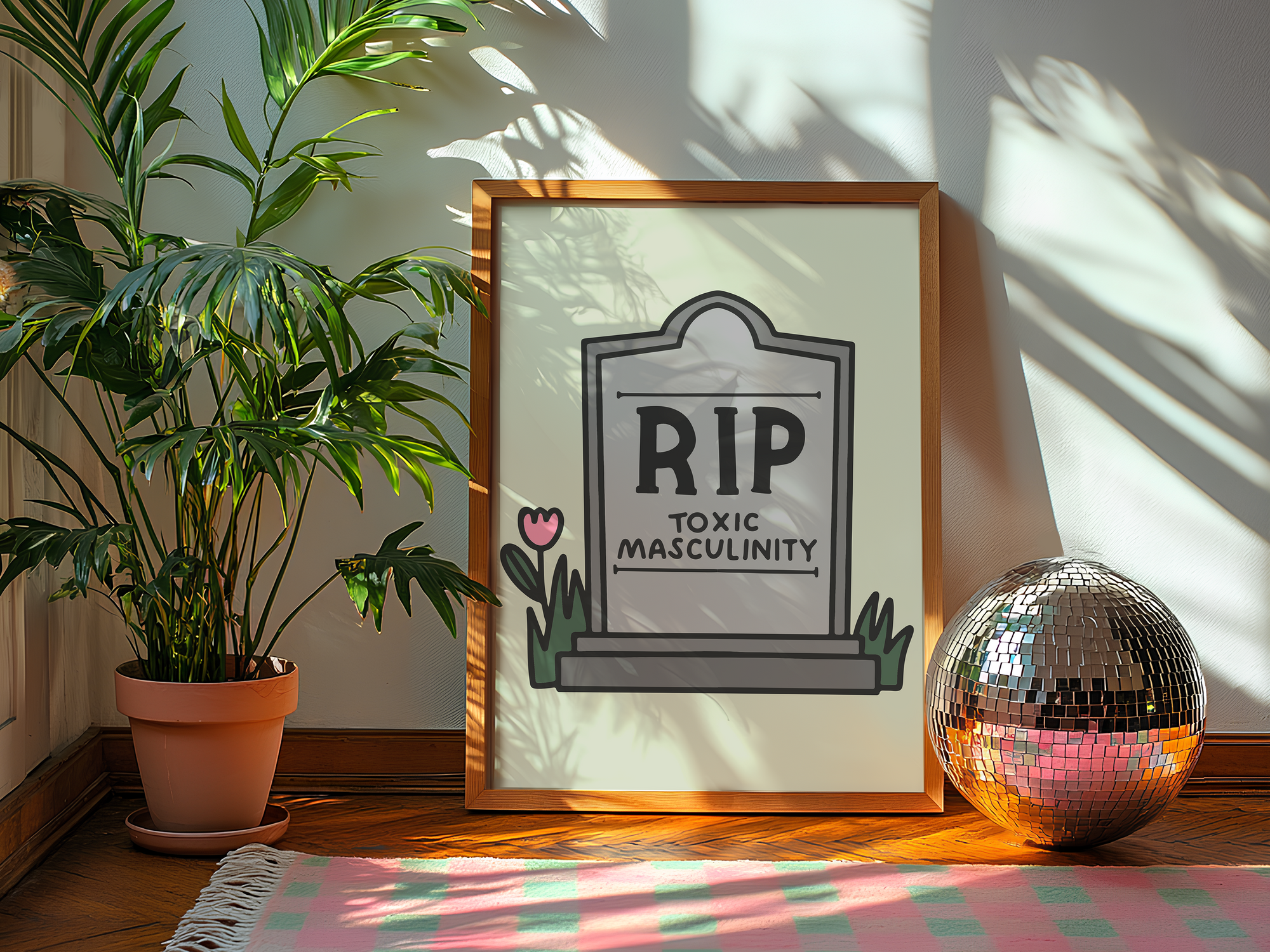 RIP Toxic Masculinity Art Print