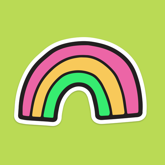 1.5" Mini Rainbow Icon Vinyl Sticker