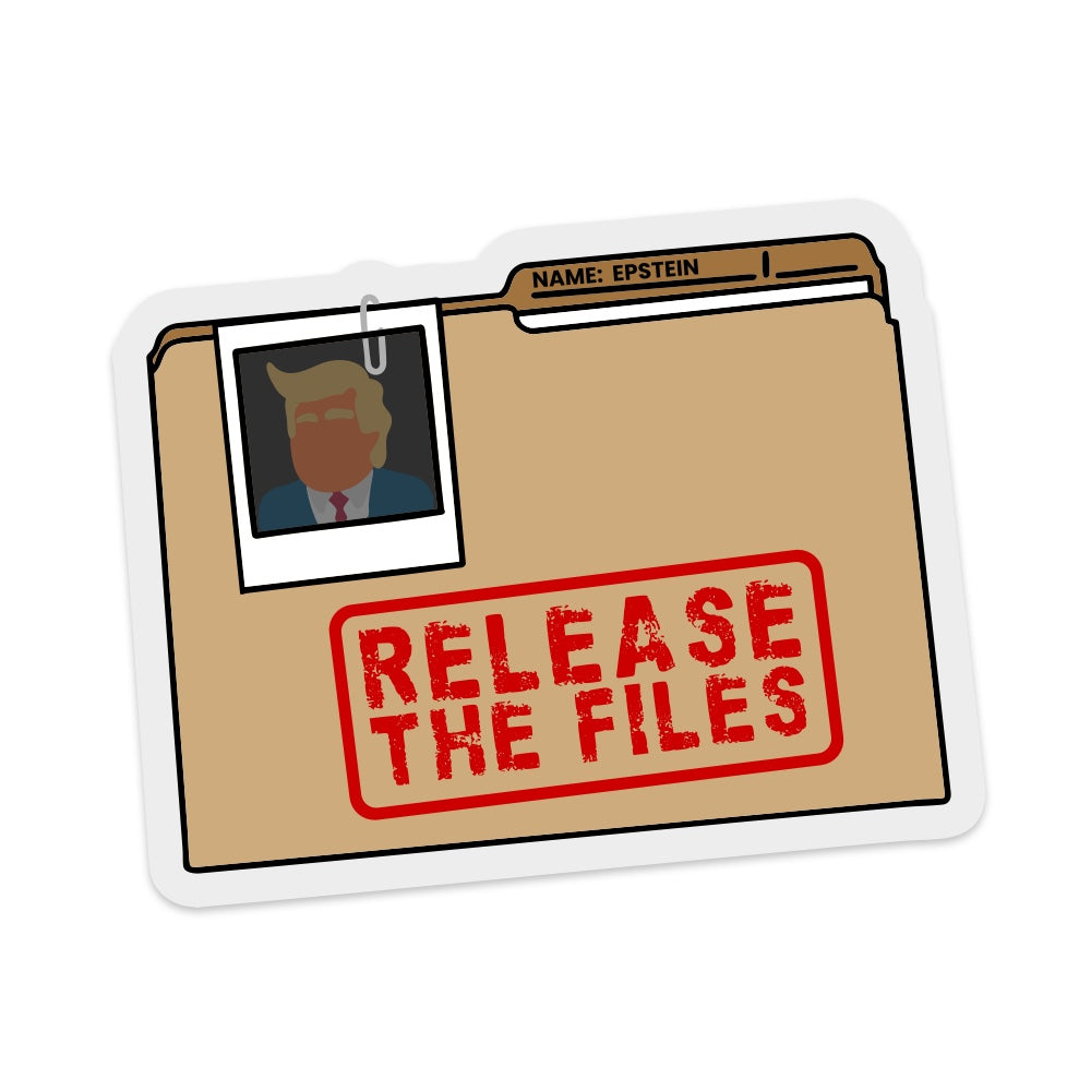 Release The Files Vinyl Sticker