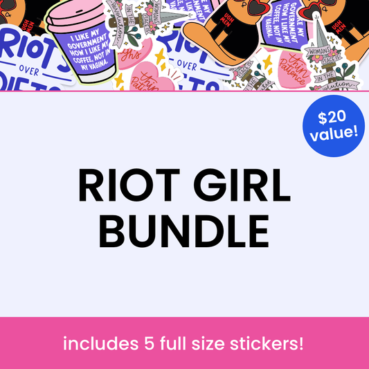 Riot Girl Sticker Bundle