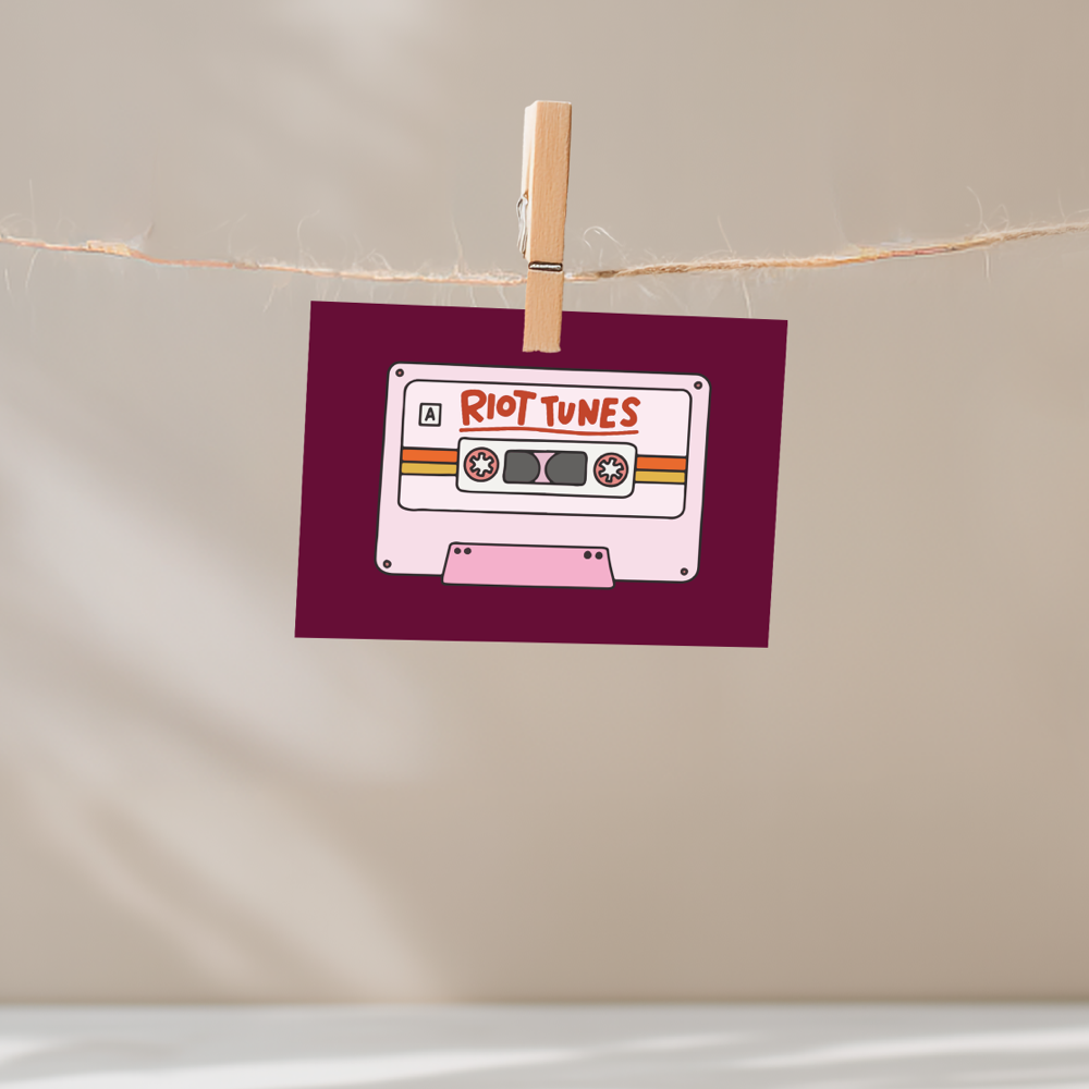 Riot Tunes Unframed Mini Art Print
