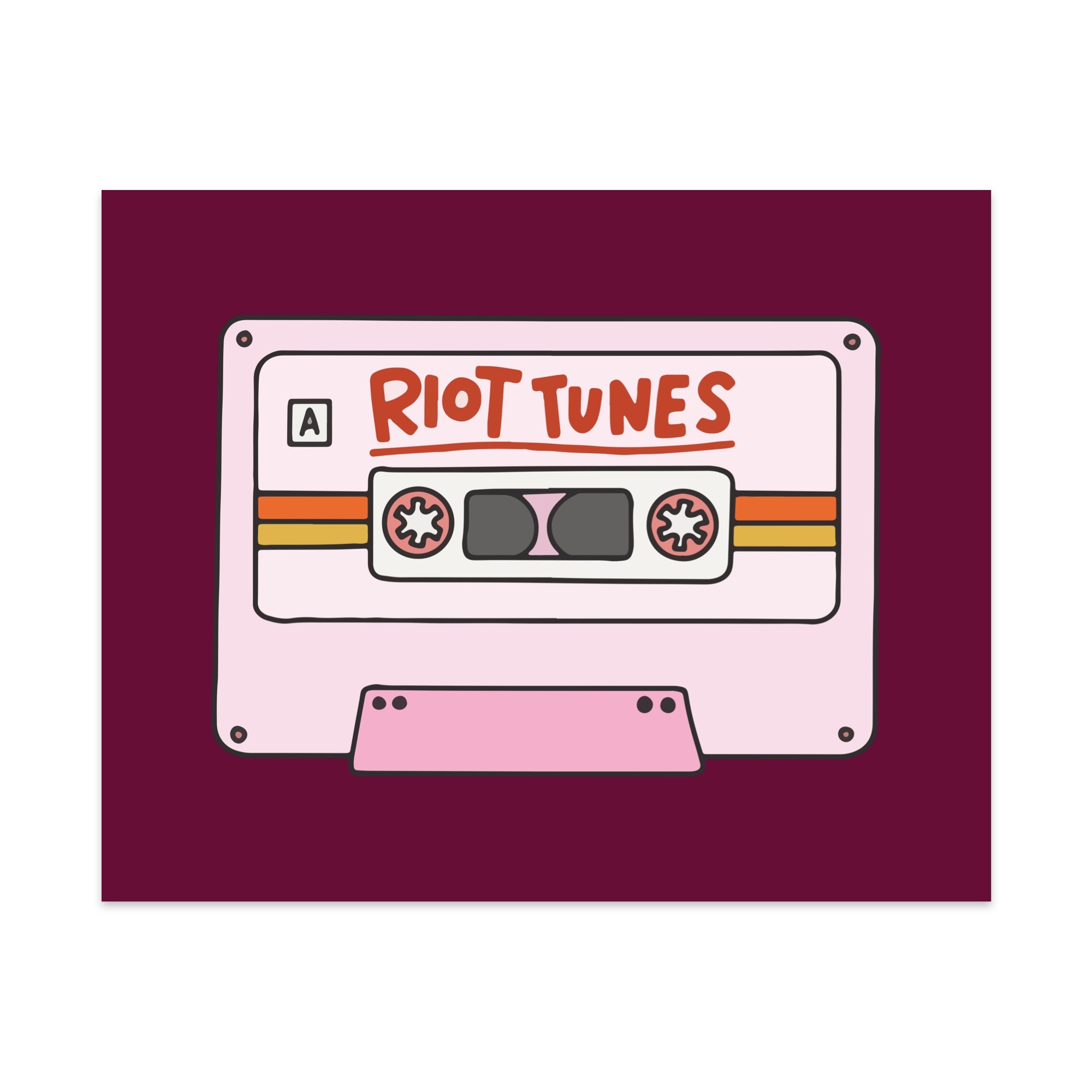 Riot Tunes Unframed Art Print