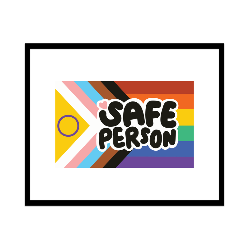 Safe Person Unframed Art Print