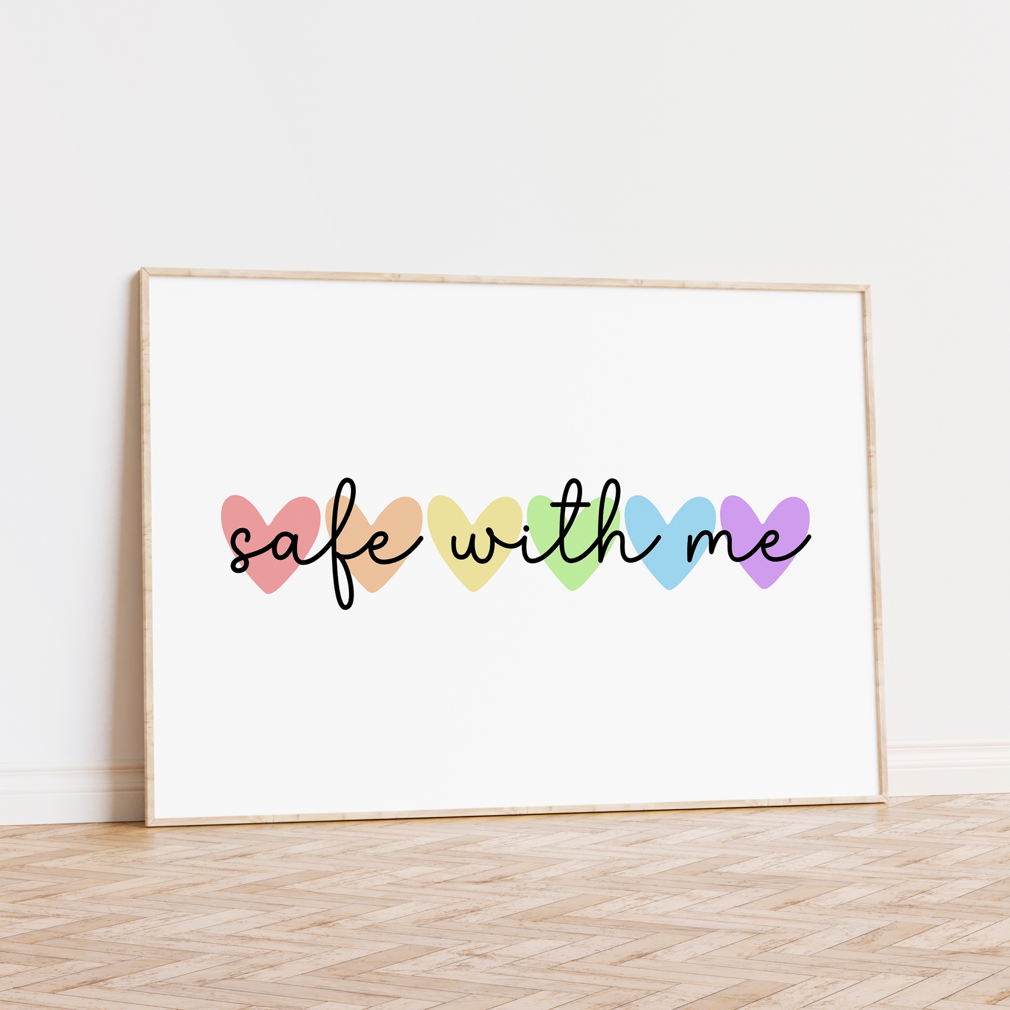 Safe With Me Unframed Art Print