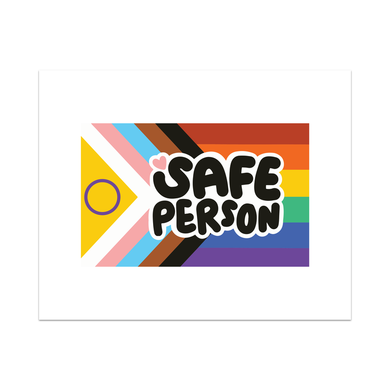 Safe Person Unframed Art Print