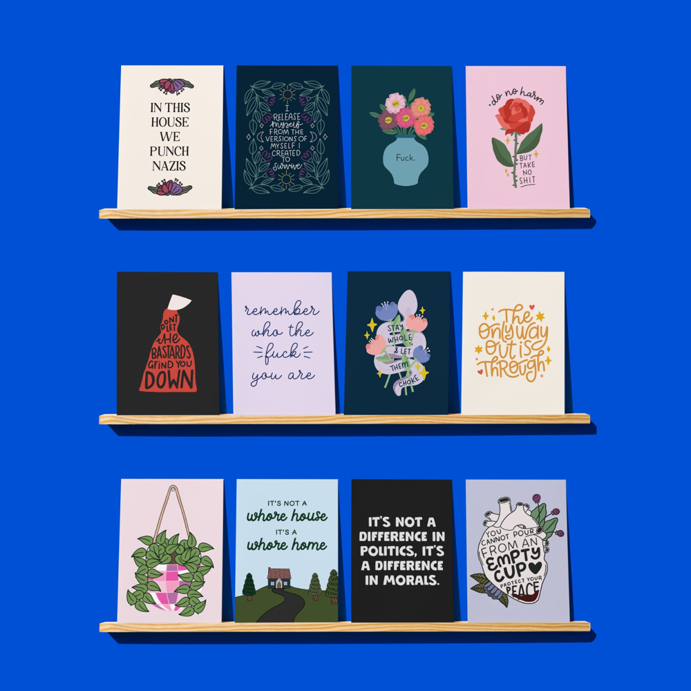 You're Weird Don't Change Unframed Mini Art Print