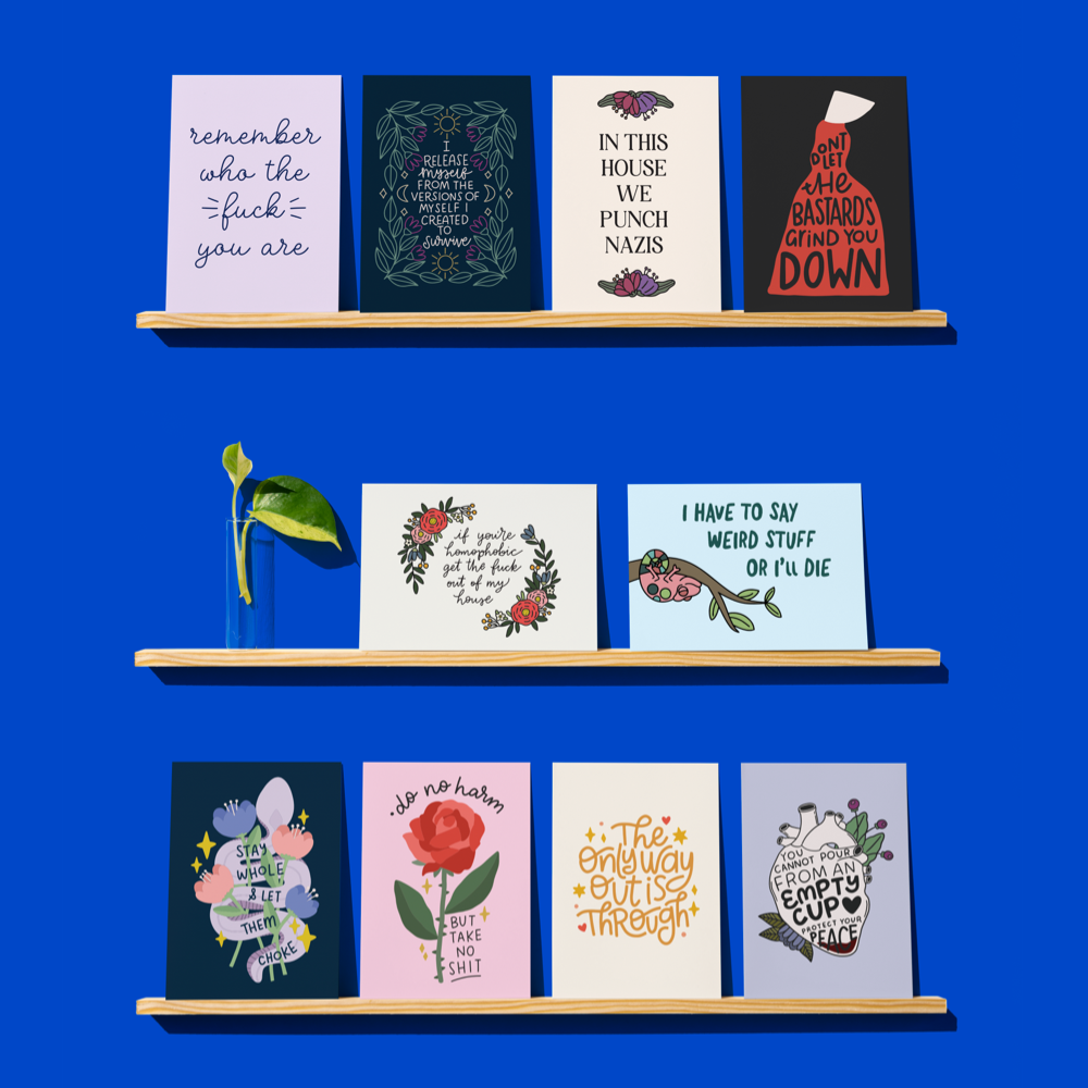 Ambitchous Unframed Mini Art Print