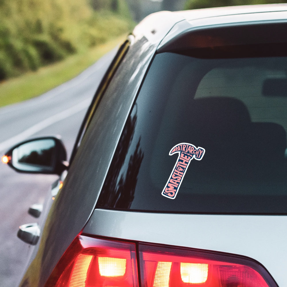5" Smash the Patriarchy Car Decal