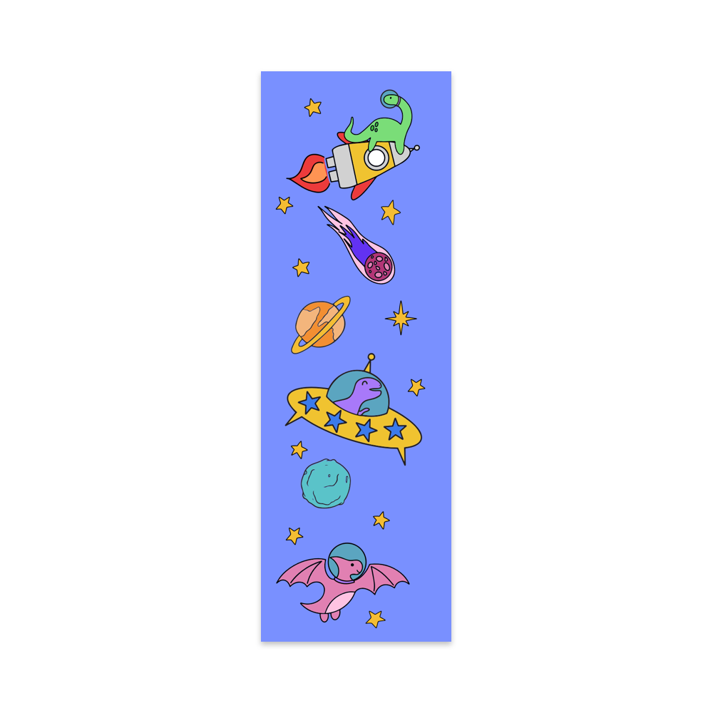 Space Dinos Bookmark