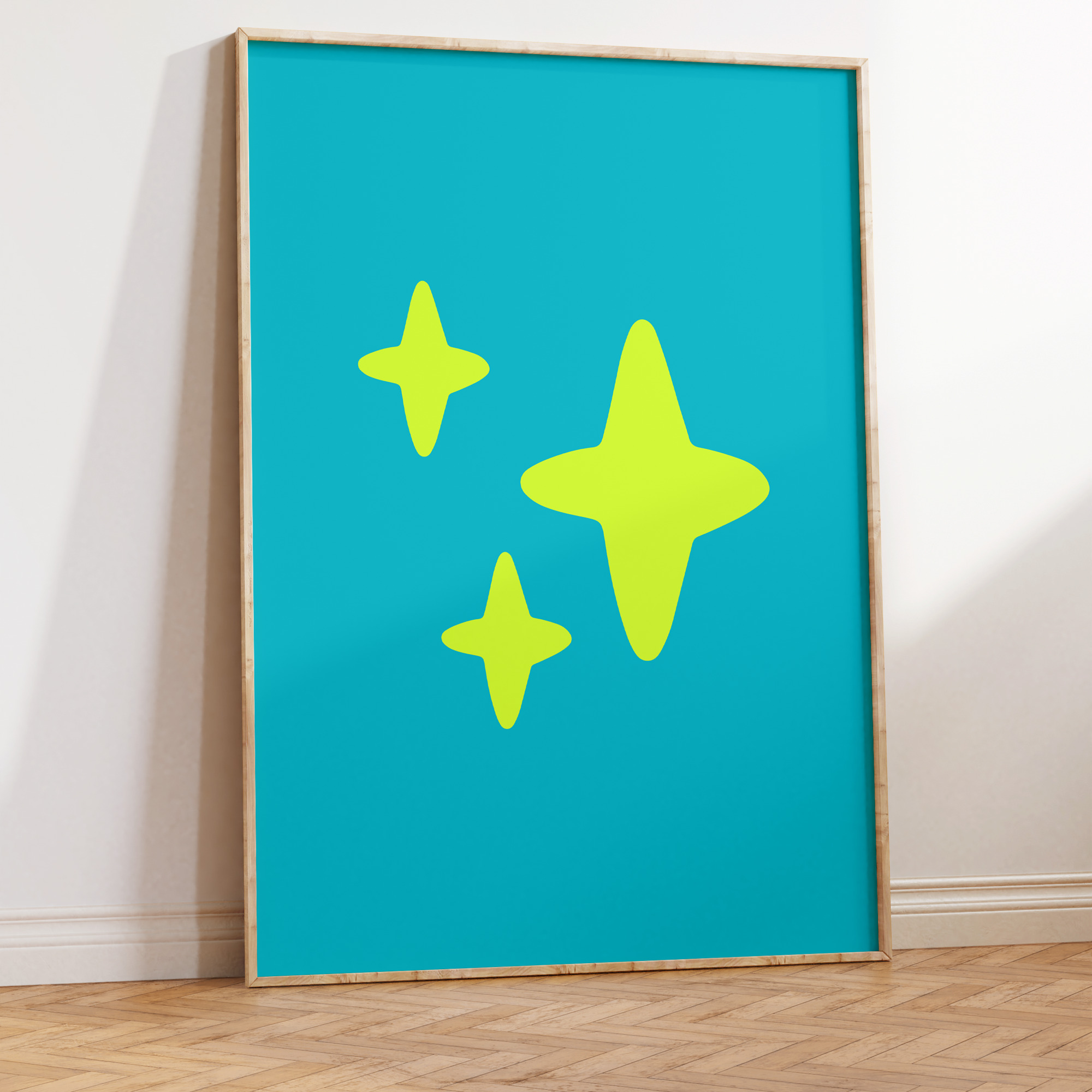 Sparkles Unframed Art Print