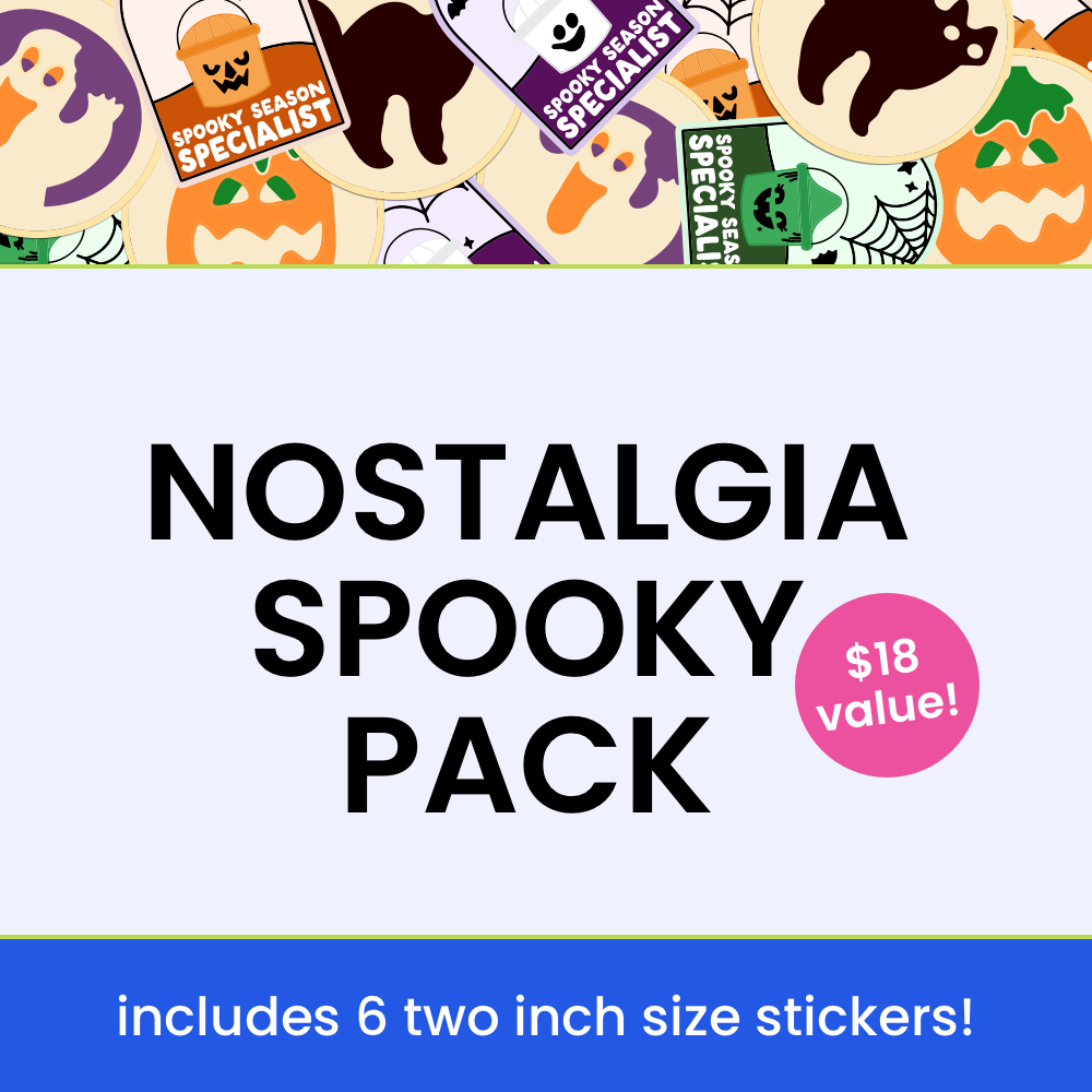 Nostalgia Spooky Sticker Pack