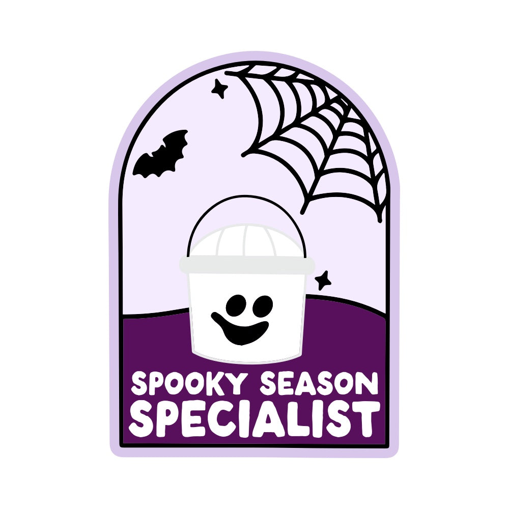 Spooky Season Specialist Vinyl Sticker