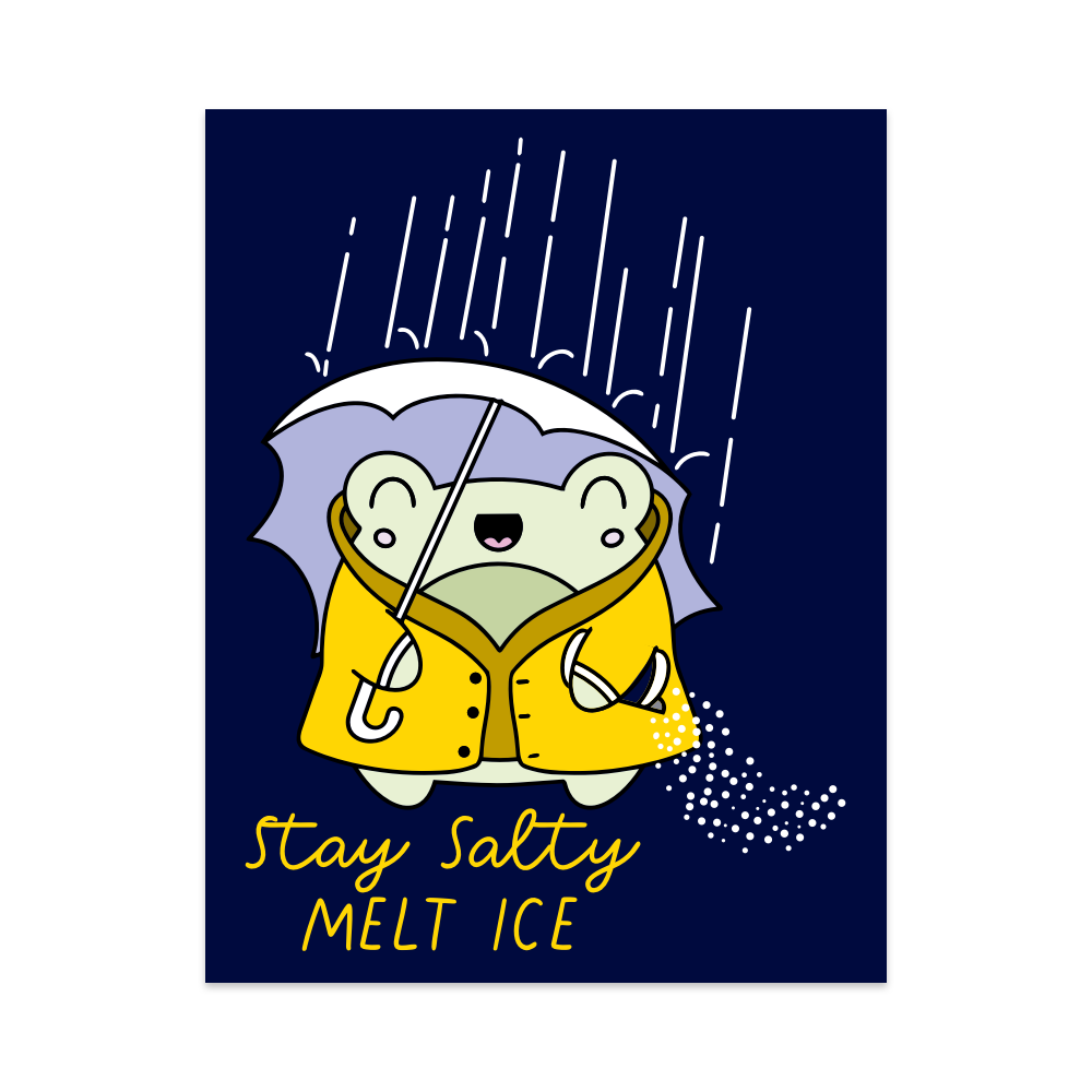 Stay Salty Melt ICE Vinyl Sticker
