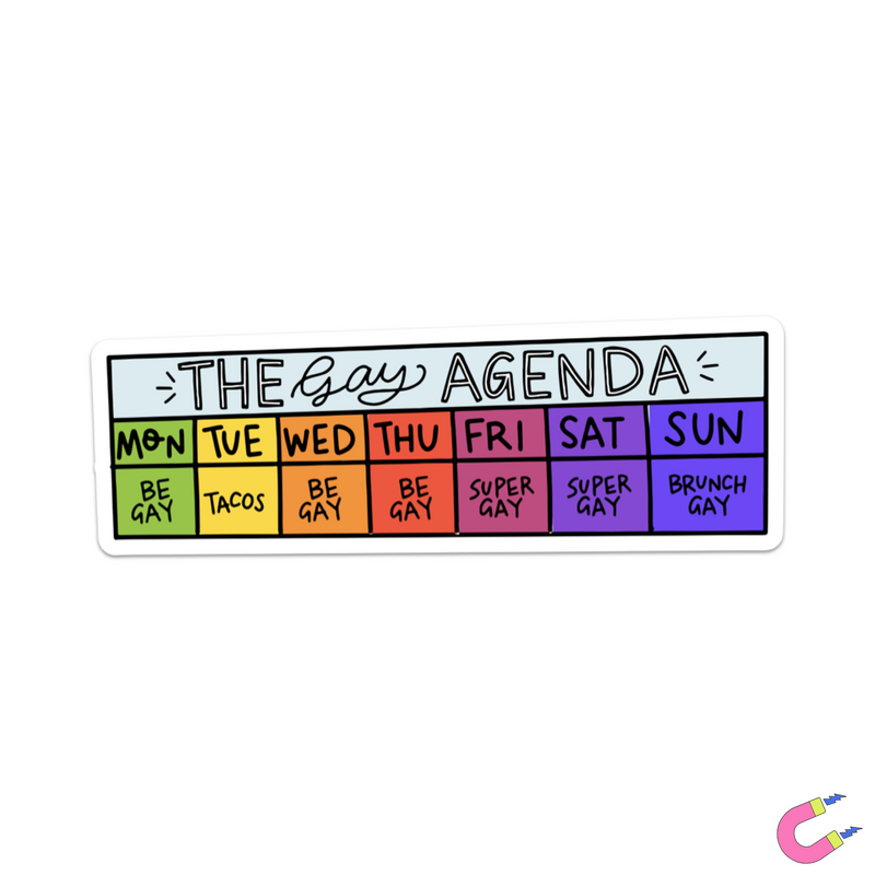 The Gay Agenda Magnet