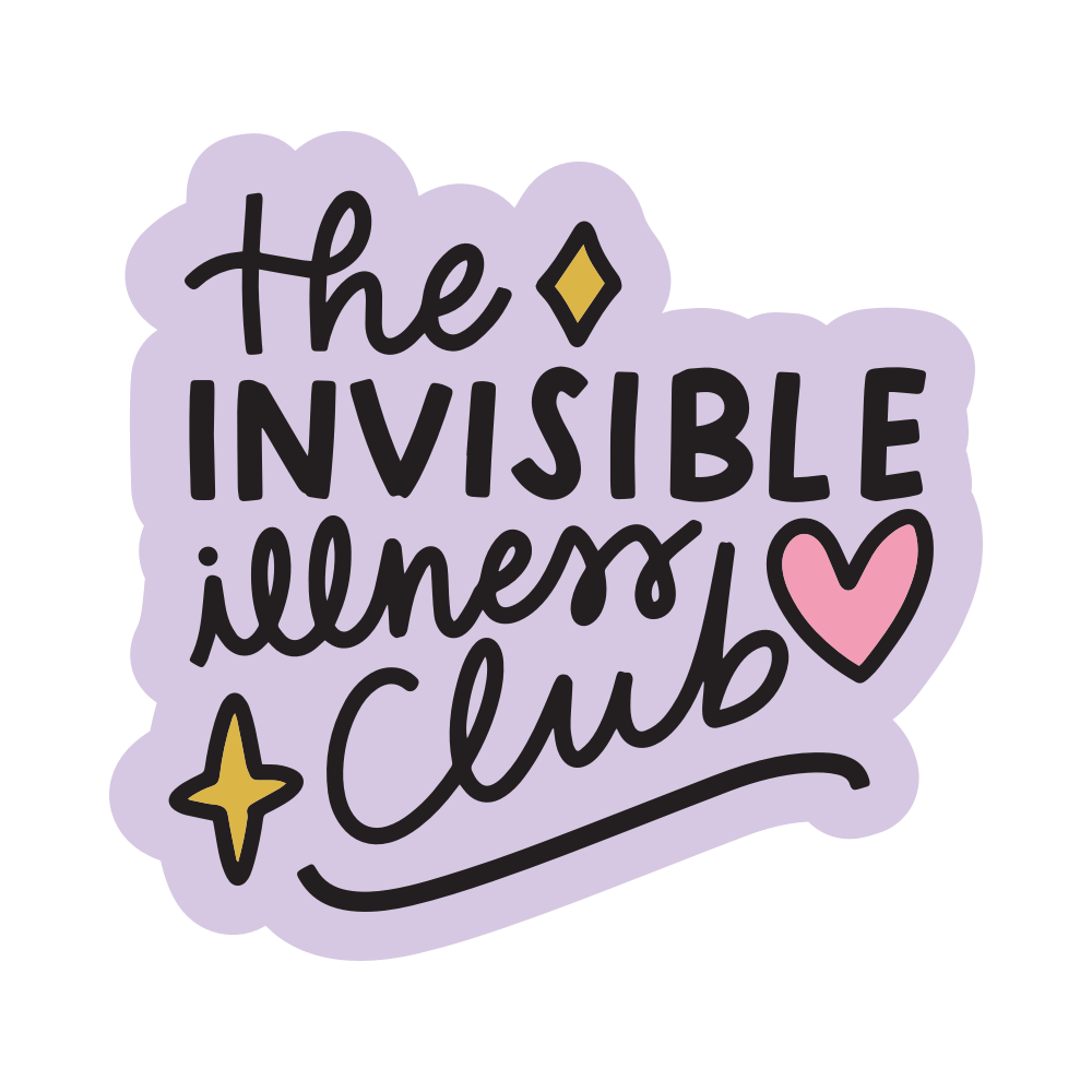 The Invisible Illness Club Vinyl Sticker
