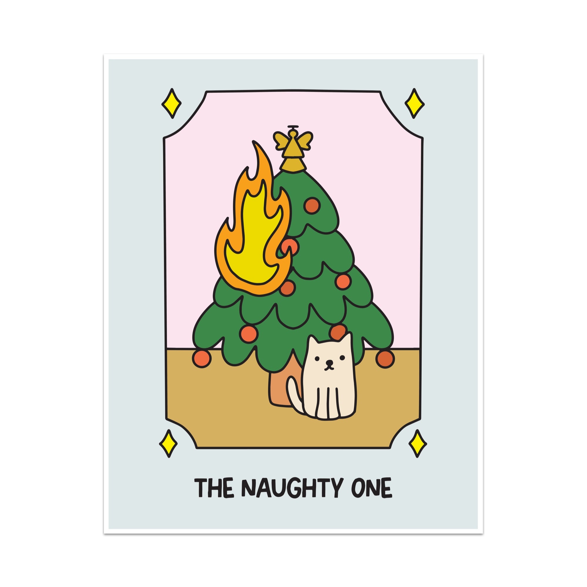 The Naughty One Unframed Art Print