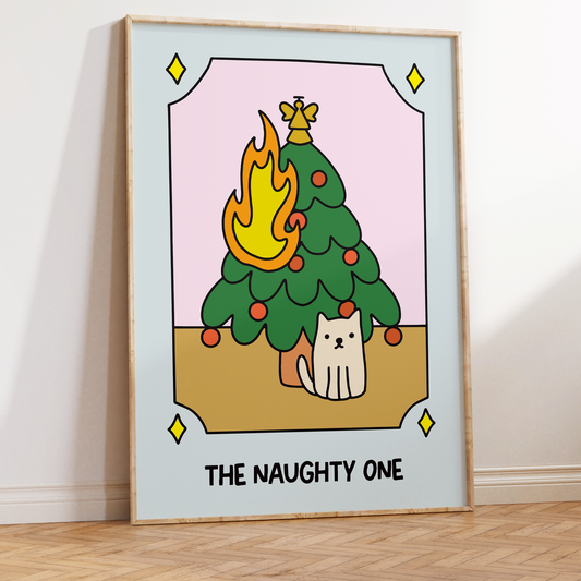 The Naughty One Unframed Art Print