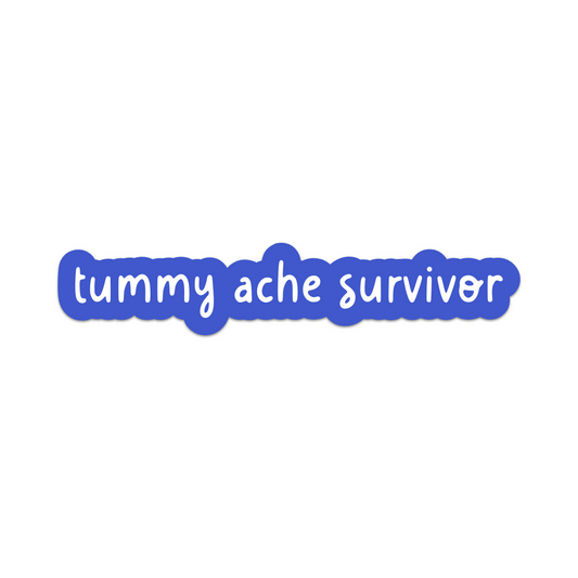 Tummy Ache Survivor Vinyl Sticker