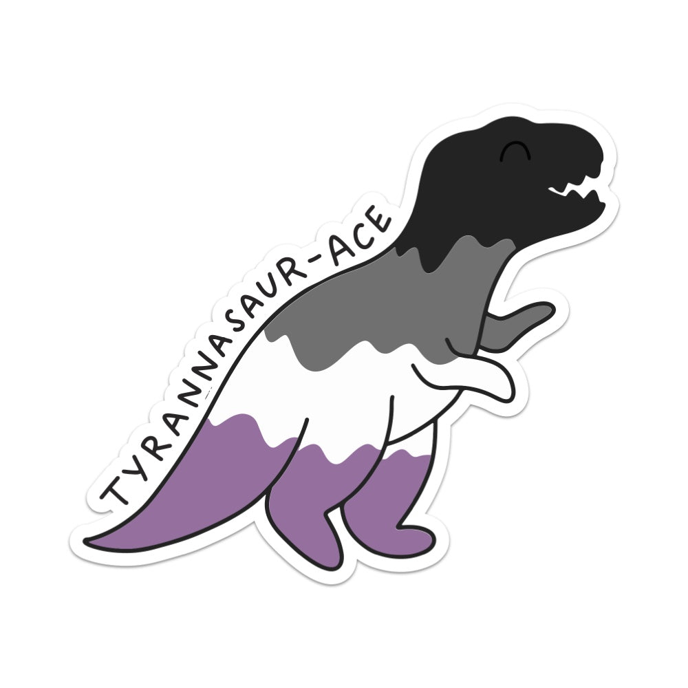 Tyrannasaur-Ace Pride Dino Vinyl Sticker
