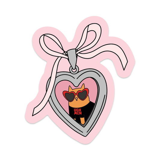 Ugh Men Locket Vinyl Sticker