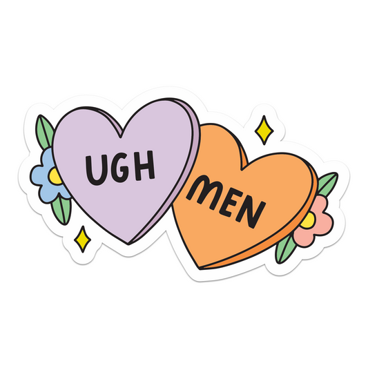 Ugh Men Vinyl Sticker