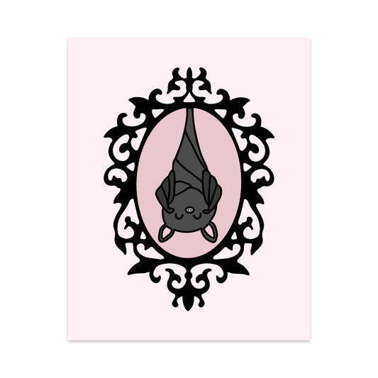 Vintage Bat Unframed Art Print