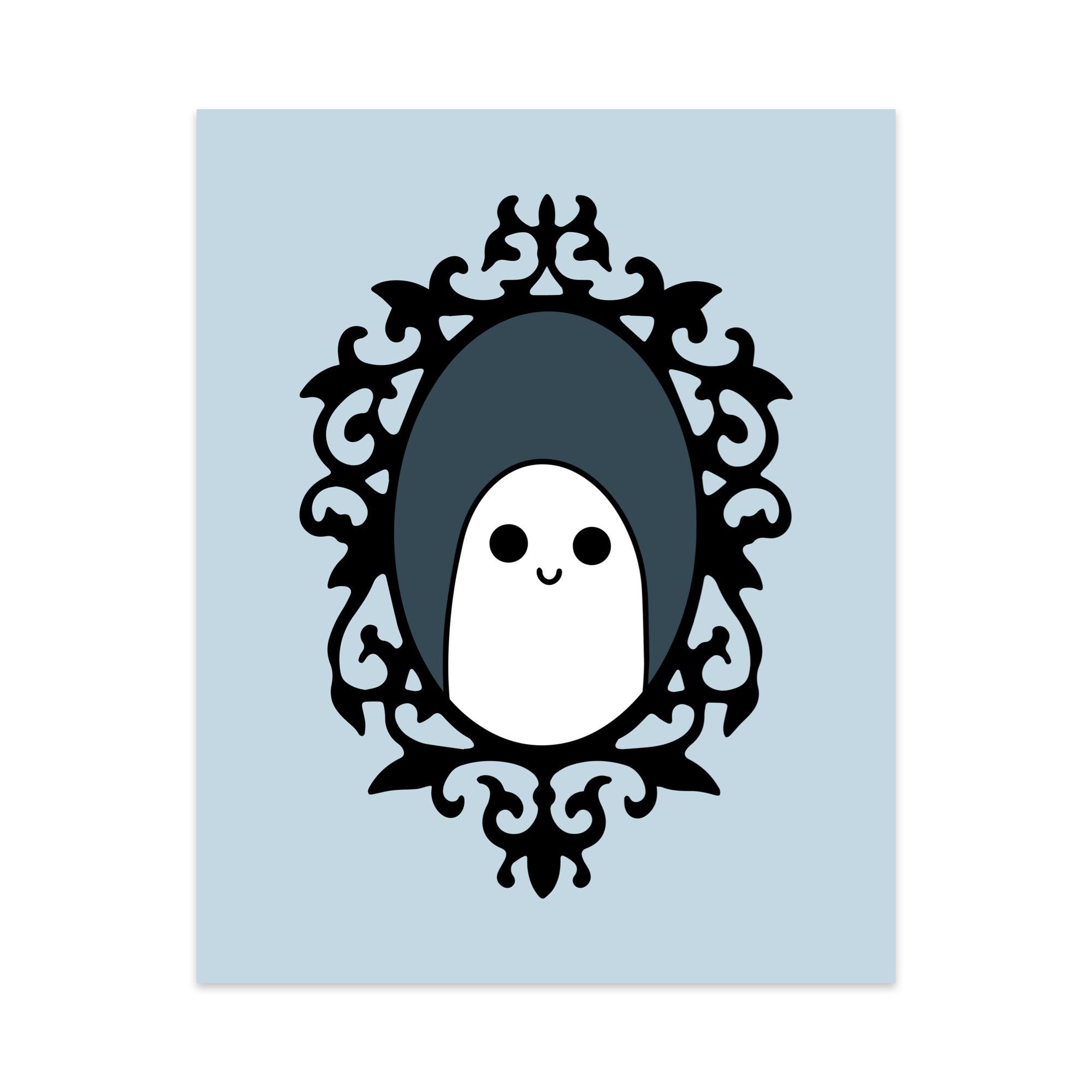 Vintage Ghost Unframed Art Print