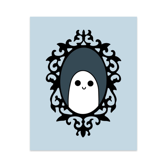 Vintage Ghost Unframed Art Print
