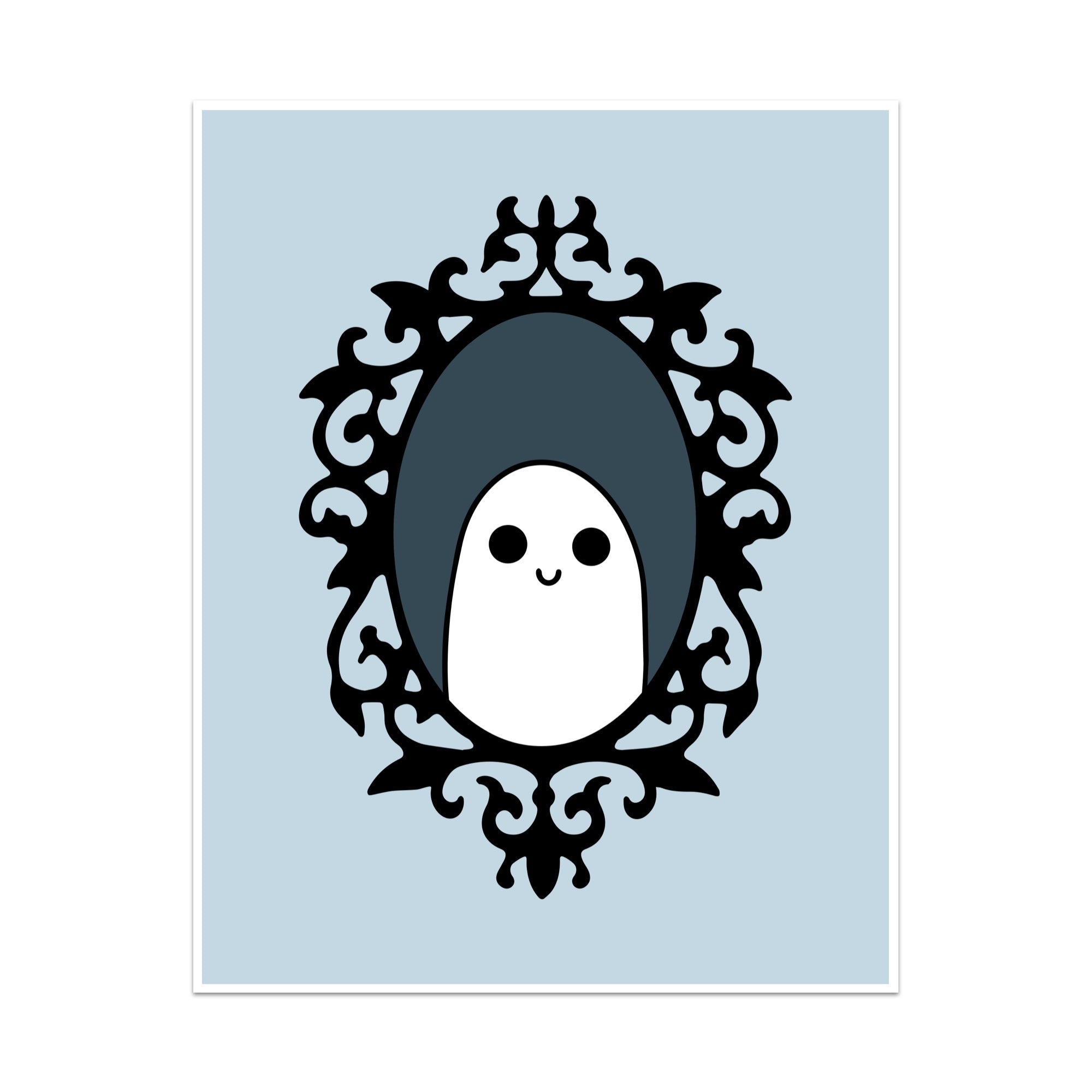 Vintage Ghost Unframed Art Print