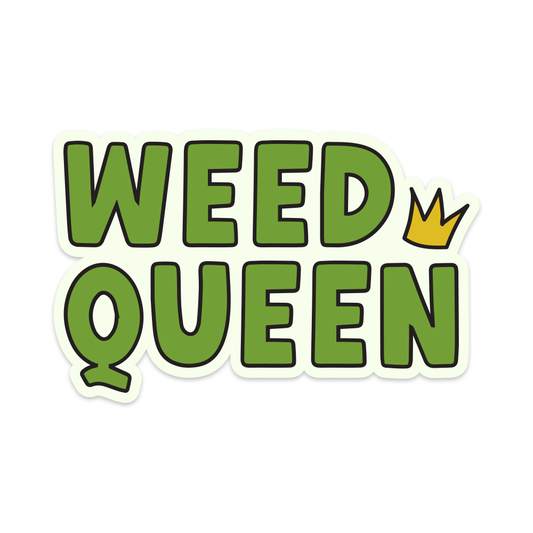 Weed Queen Vinyl Sticker