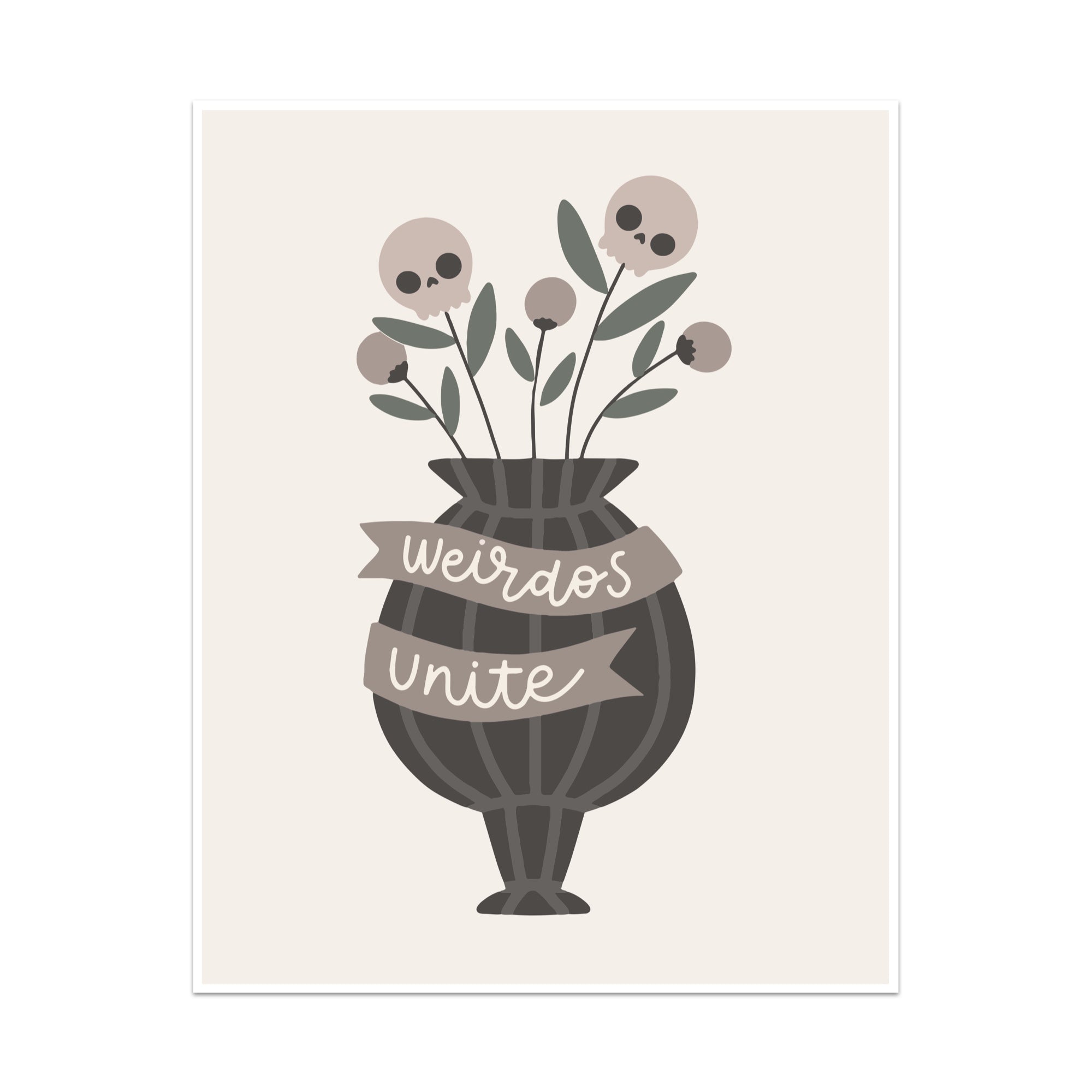 Weirdos Unite Unframed Art Print