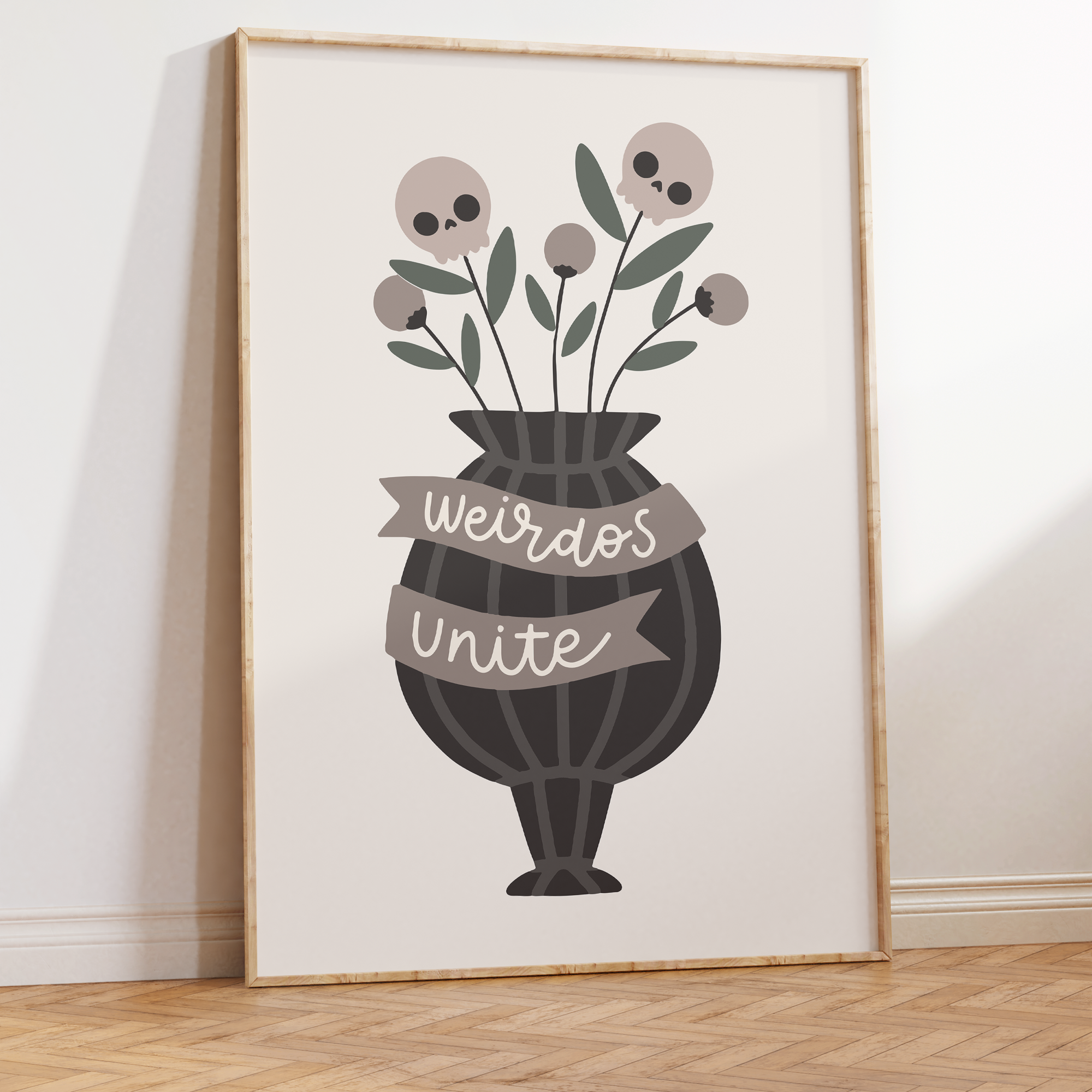 Weirdos Unite Unframed Art Print