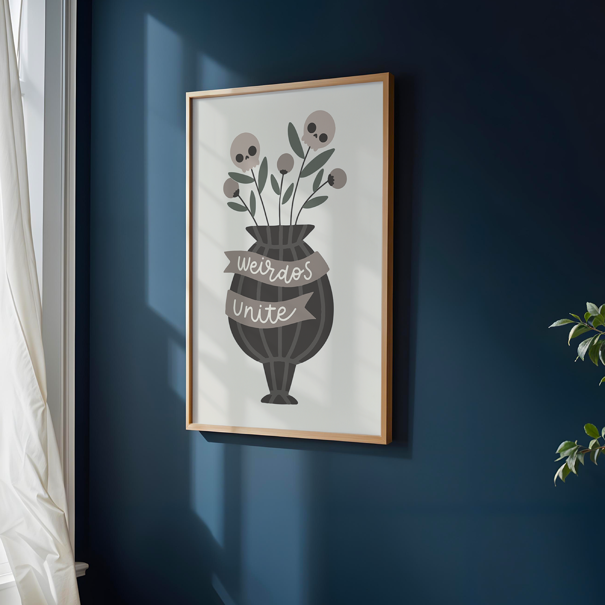 Weirdos Unite Unframed Art Print