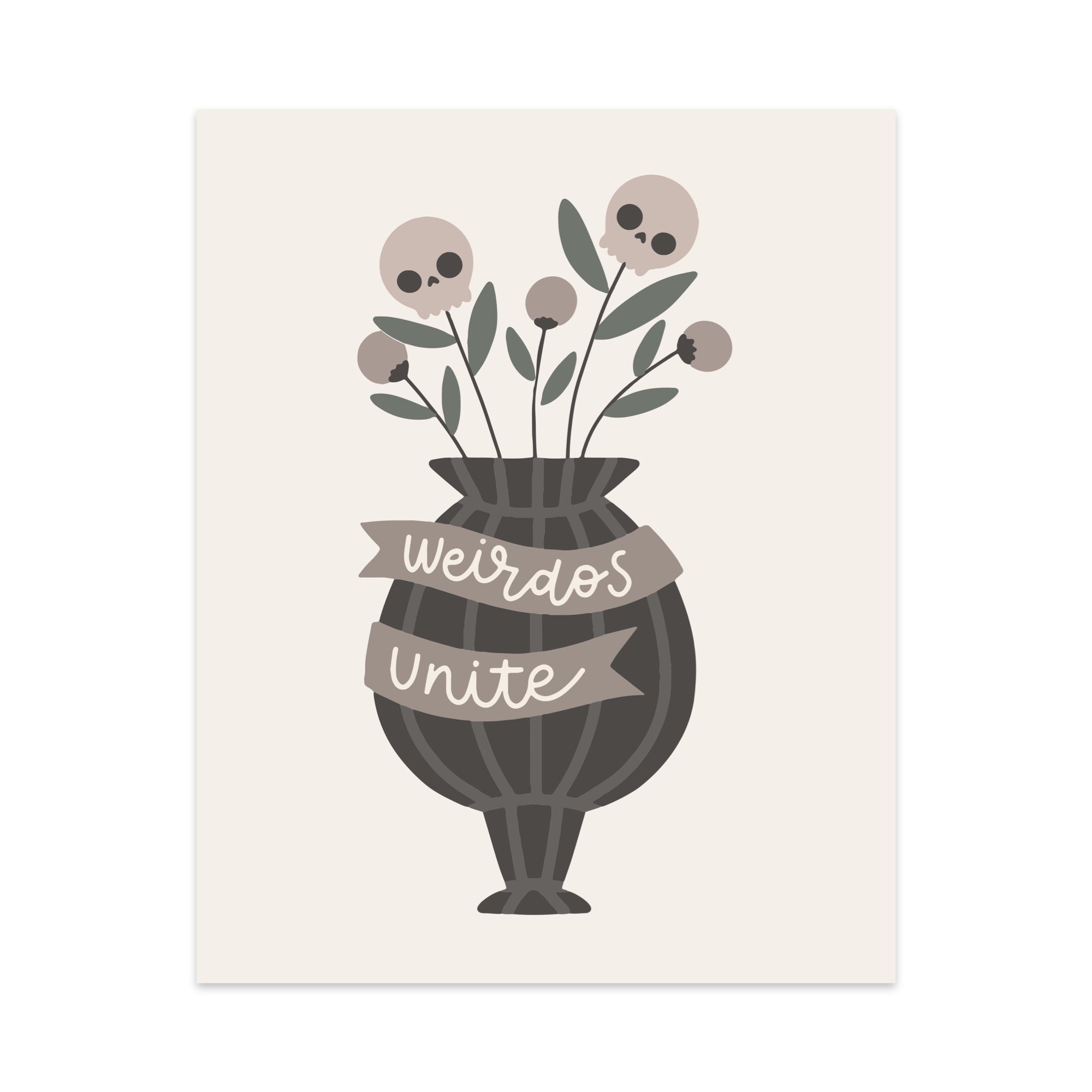 Weirdos Unite Unframed Art Print