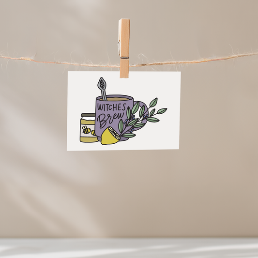 Witches Brew Unframed Mini Art Print