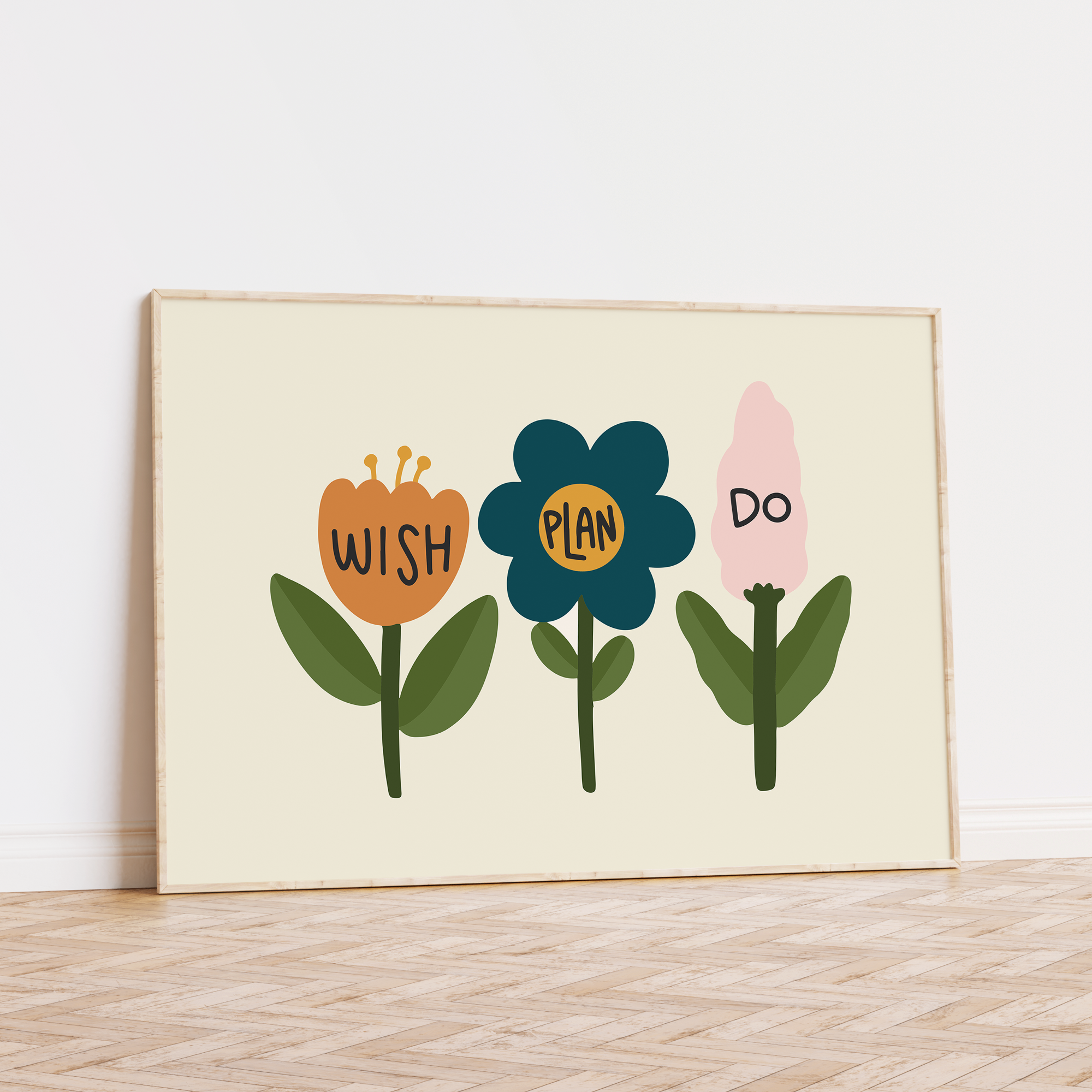 Wish Plan Do Unframed Art Print