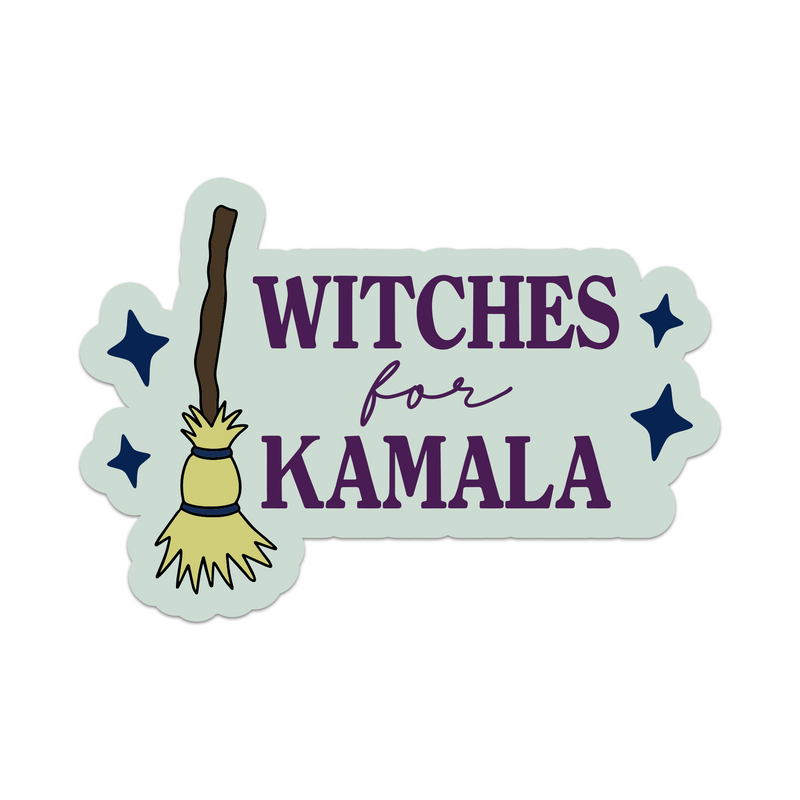 Witches For Kamala Broomstick