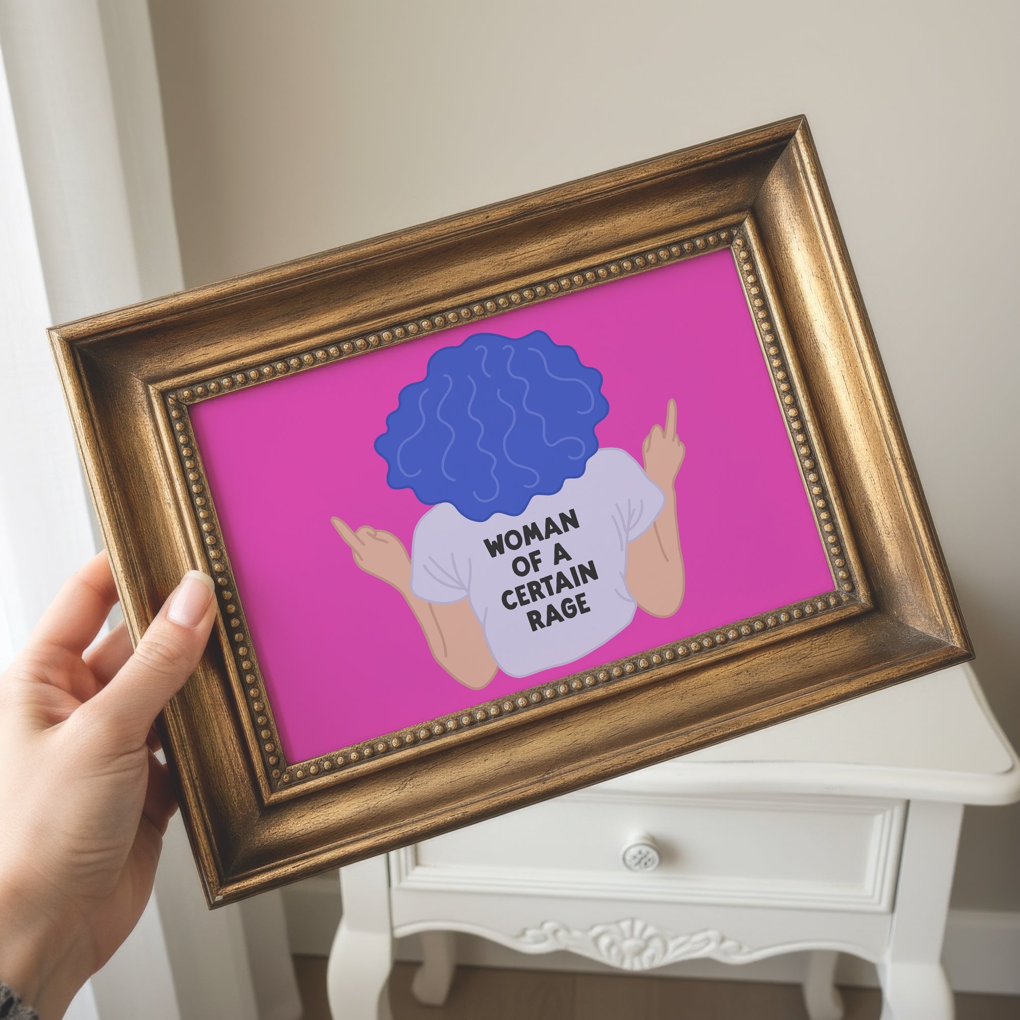 Woman of a Certain Rage Unframed Art Print