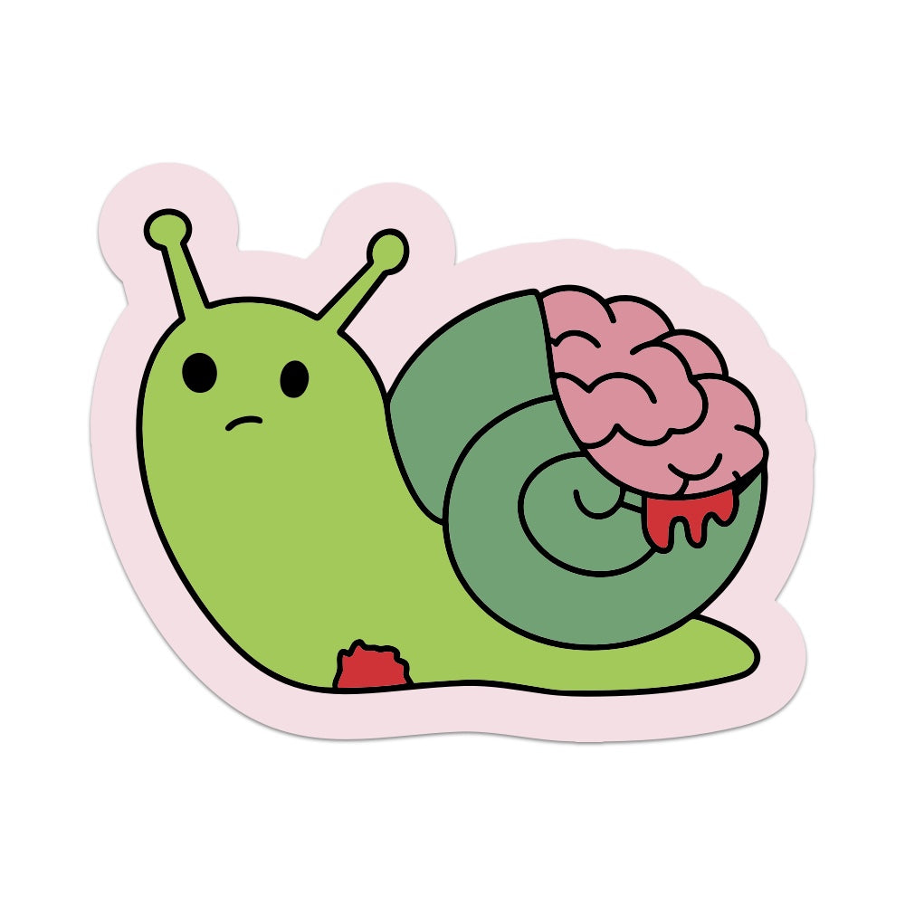 Zombie Snail Vinyl Sticker