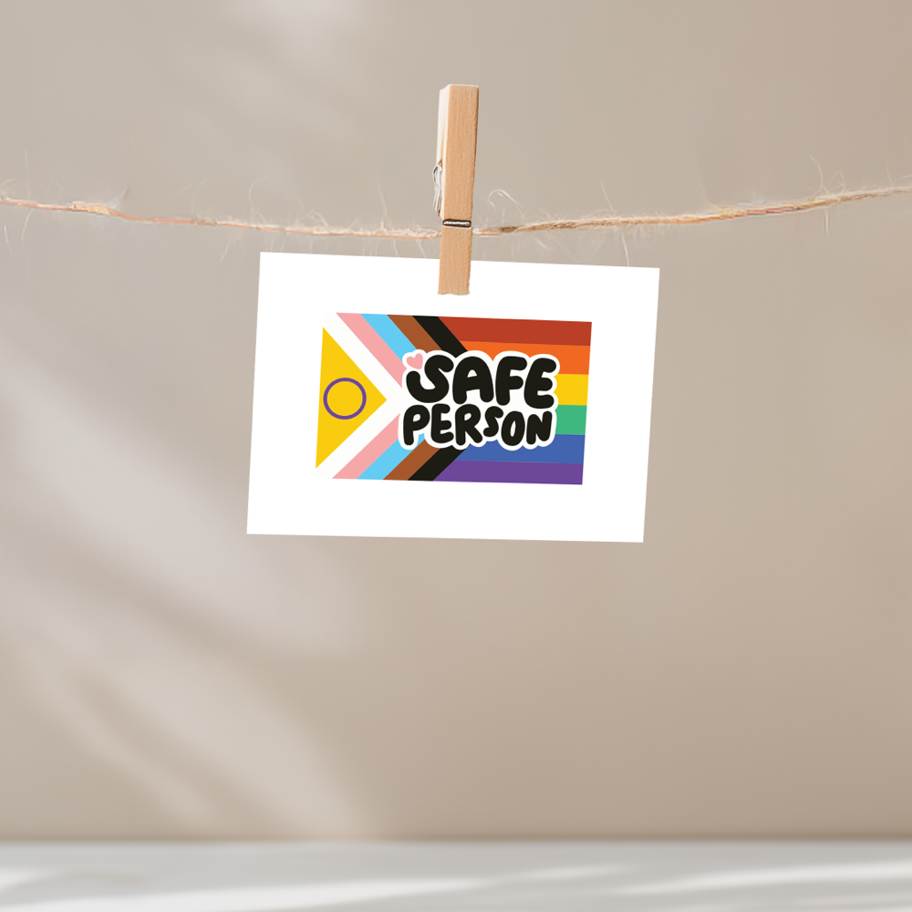 Safe Person Unframed Mini Art Print