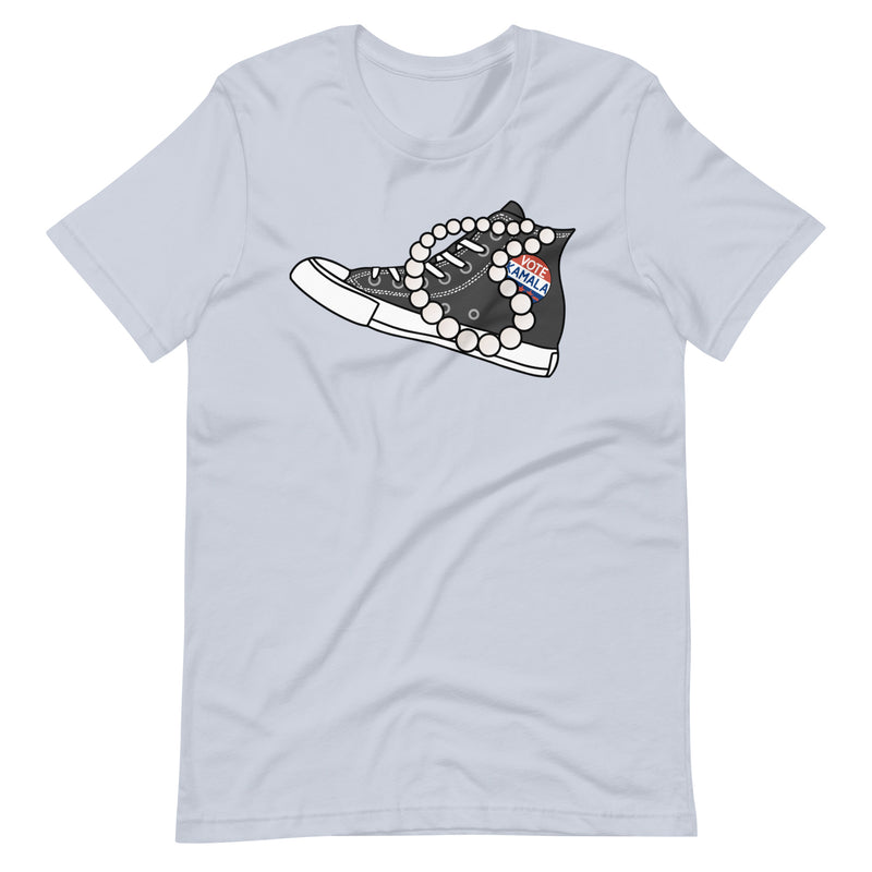 Kamala Chucks and Pearls Unisex Tee