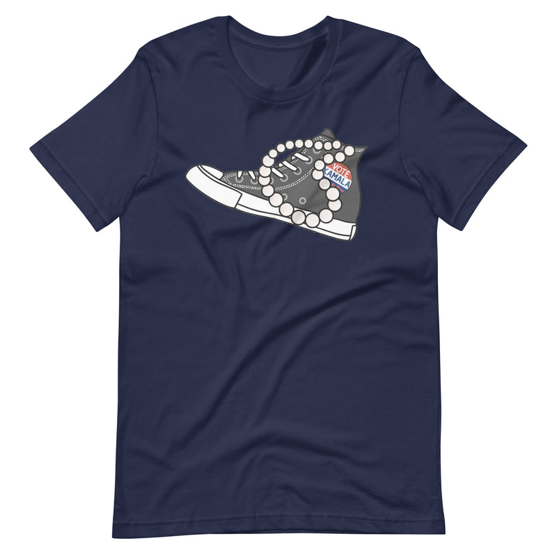 Kamala Chucks and Pearls Unisex Tee