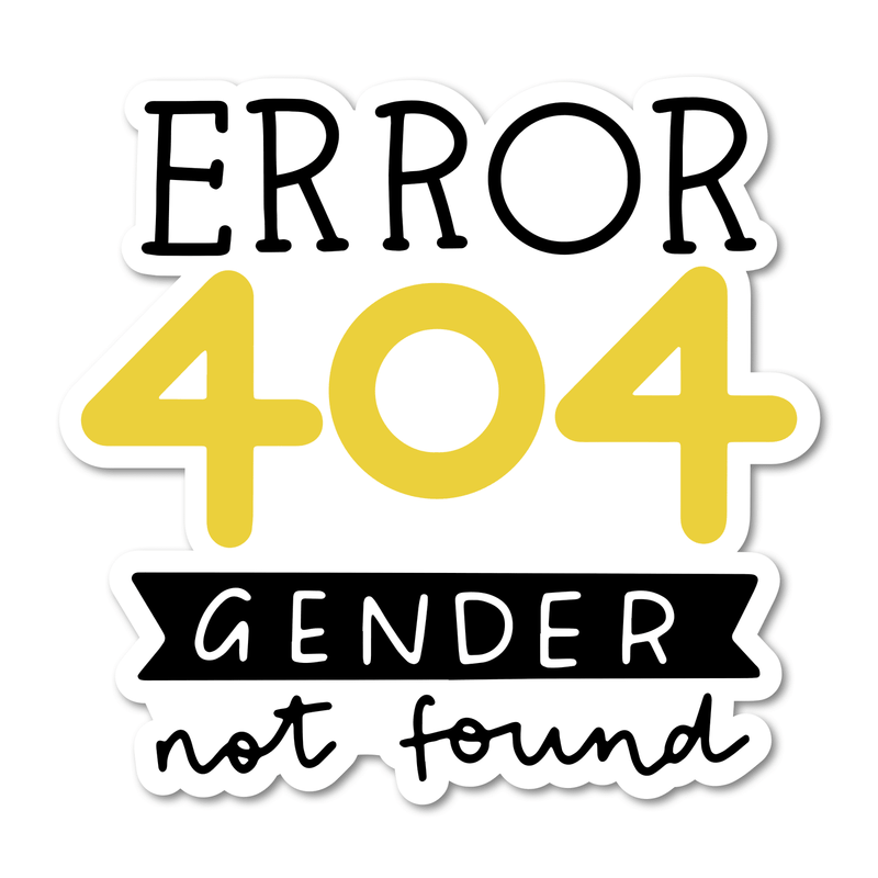 Error 404 Gender Not Found