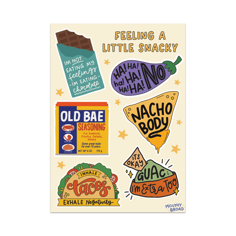 Feeling a Little Snacky Sticker Sheet