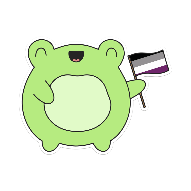 Something in the Water: Asexual Pride Frog