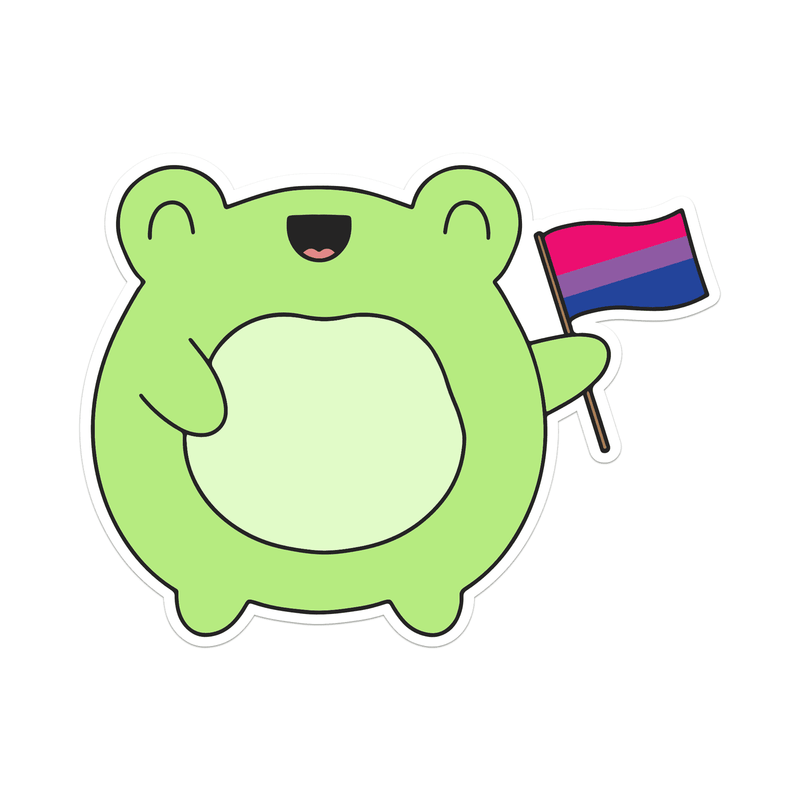 Something in the Water: Bisexual Pride Frog