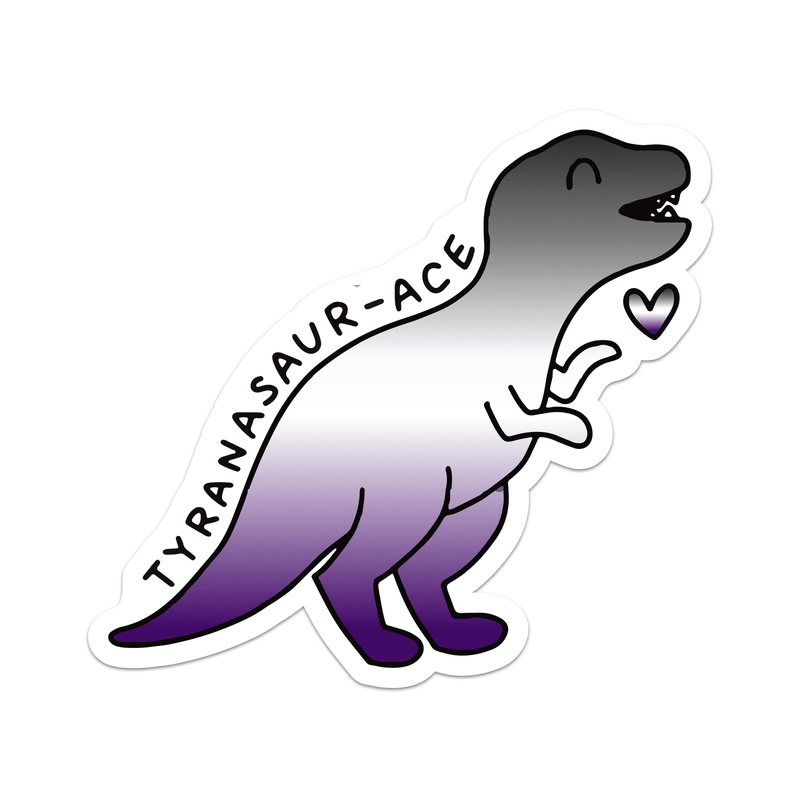 Dino DNA: Tyrannosaur-ACE Asexual Pride